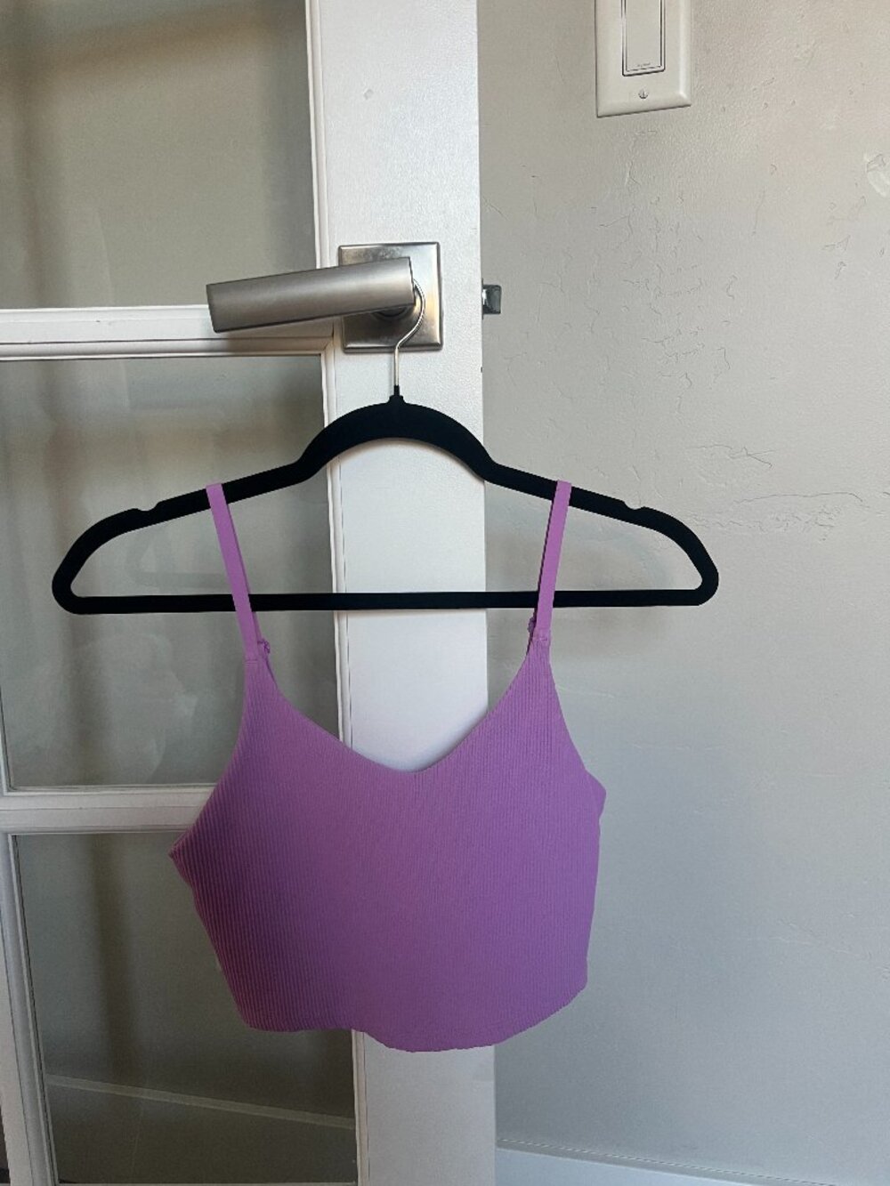 Athleta Elation Purple Crop Top | Size SP